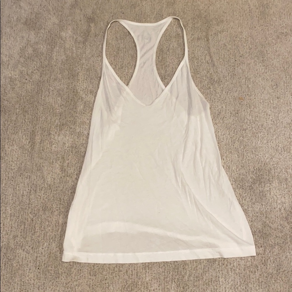 White Lululemon vneck tank